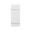 Quick Ship | Composite | Primed | Board and Batten Wood Exterior Shutter - 1 Pair